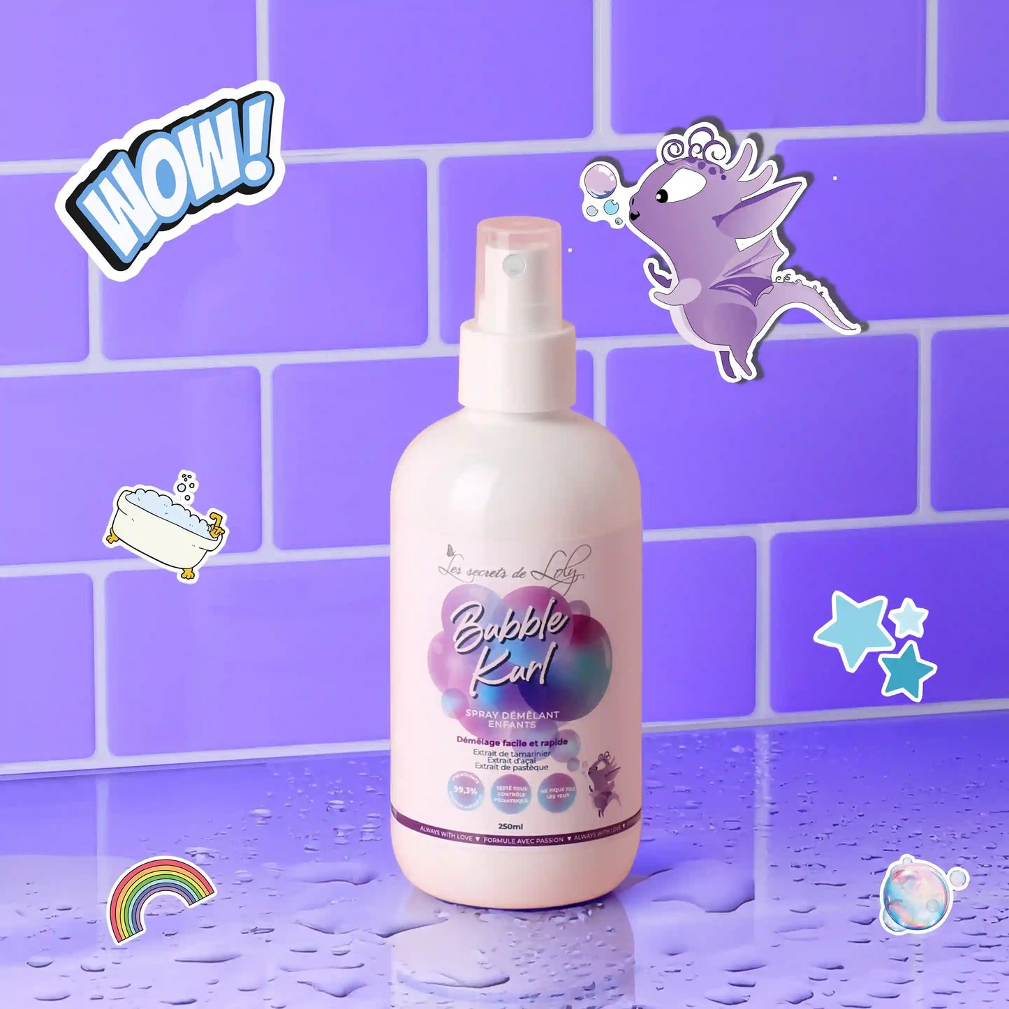 Bubble Kurl - Spray démêlant enfants - 250ml