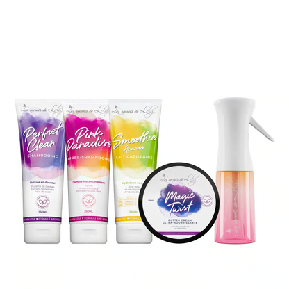Routine Cheveux Crépus - 4 étapes essentielles et un vaporisateur