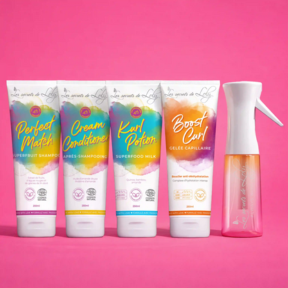 Routine Cheveux Ondulés - 4 étapes essentielles et un vaporisateur