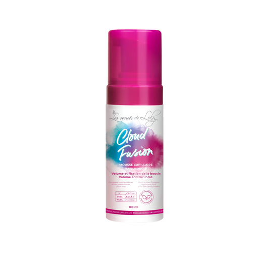 Cloud Fusion 100ml - Mousse capillaire fixante pour cheveux  multi-texturés