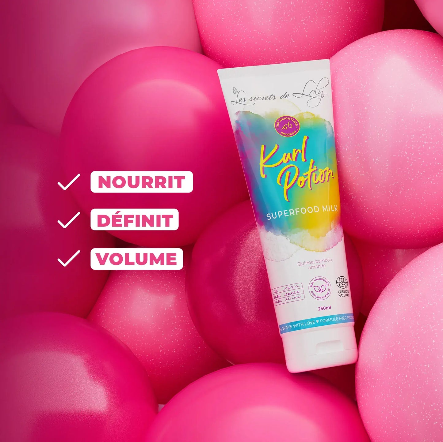 Pack Duo Kurl Potion (x2) - Mousse fixante 100ml OFFERTE