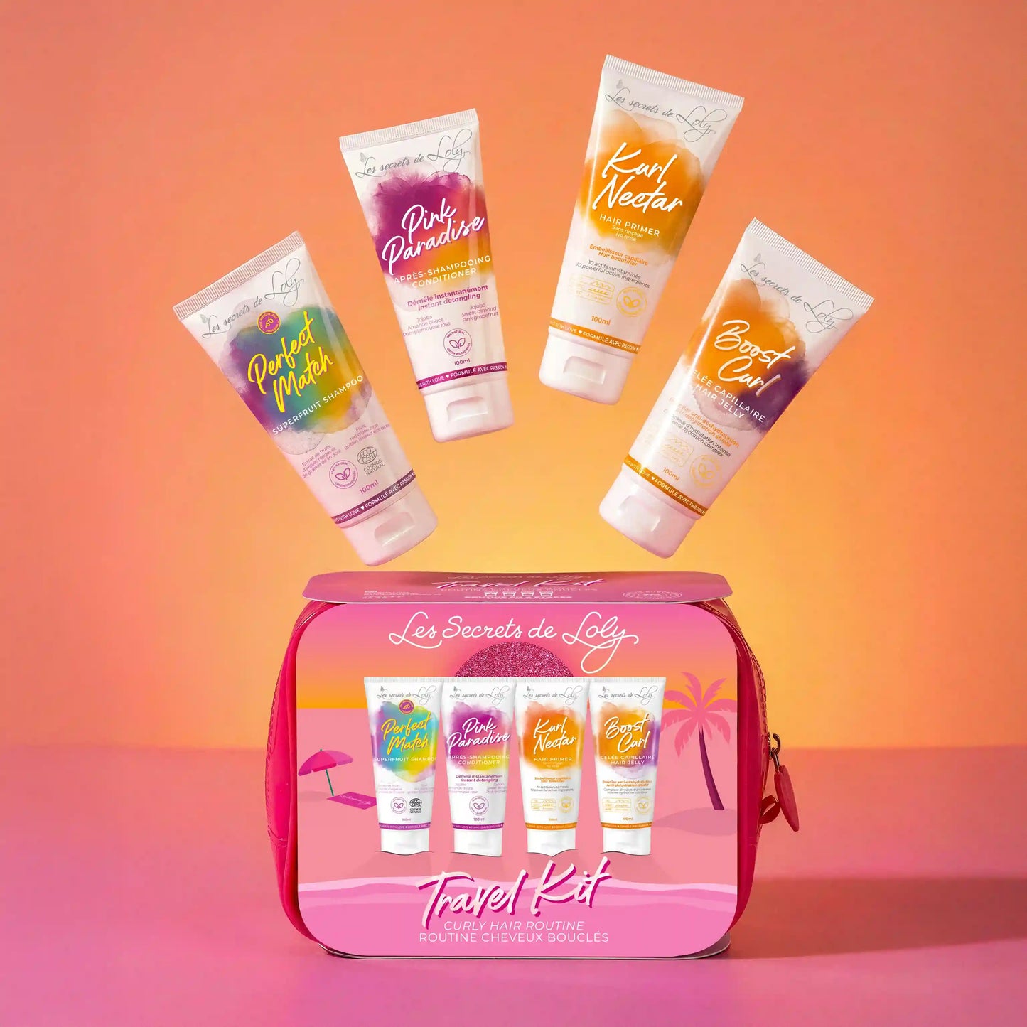 Trousse Cheveux Bouclés - Format voyage