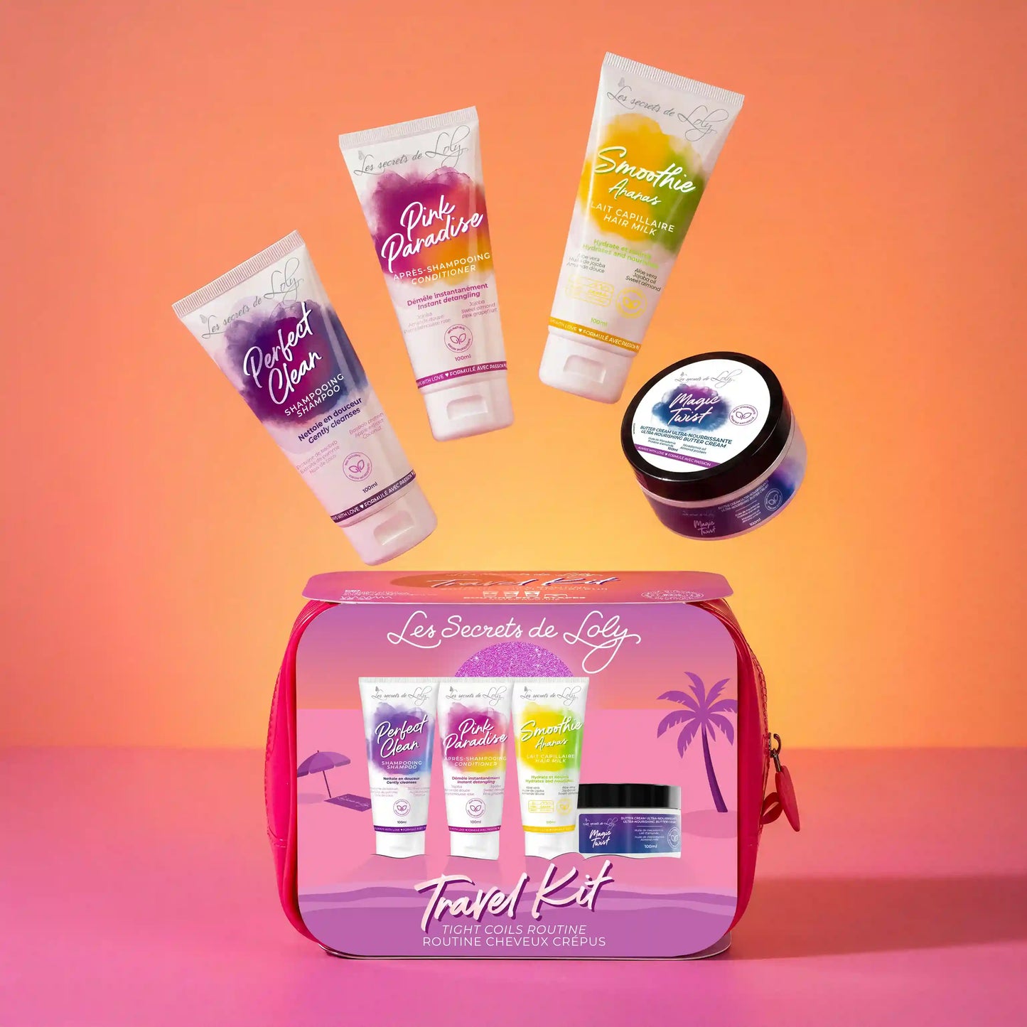 Trousse Cheveux Crépus - Format voyage